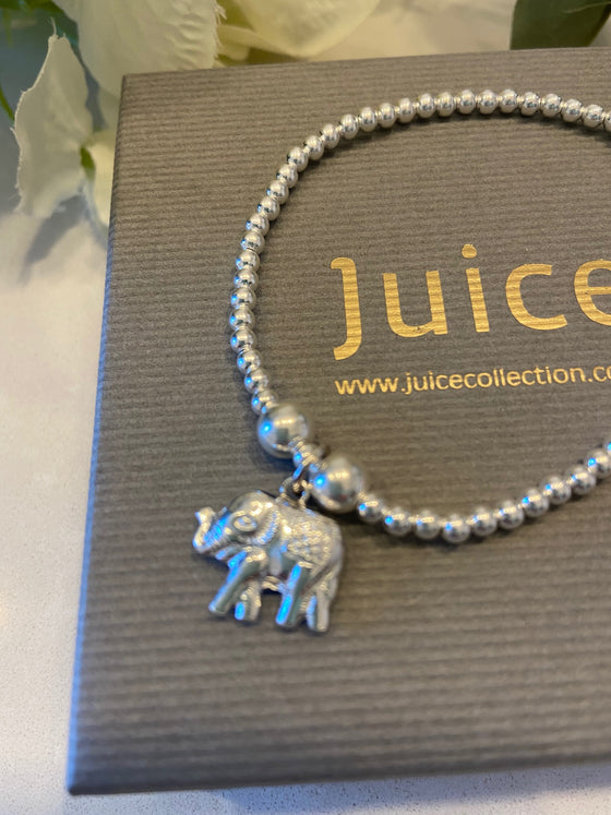 Elephant Sterling Silver Bracelet