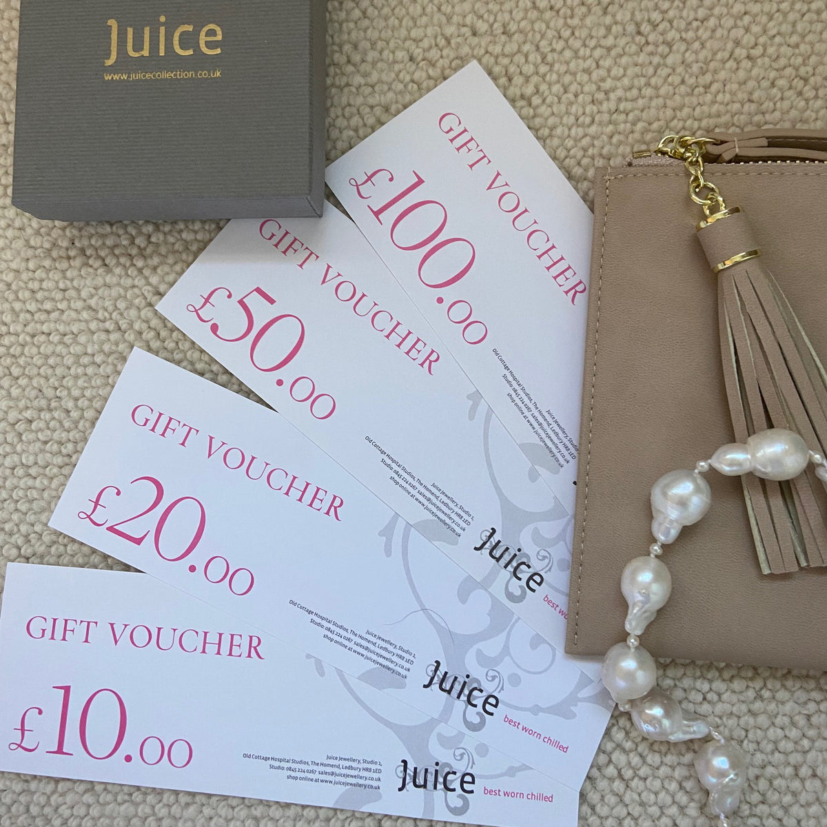 Gift Voucher/Gift Card Juice Collection