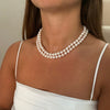 Double Strand Freshwater Cultured Pearl Necklace