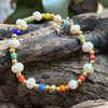 18ct Gold Plated Fresh Water Pearl Elastic Bracelet