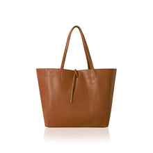  Italian Handmade Genuine Leather Oversized Tote Bag - TAN