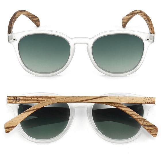 TAINE FROST Khaki Lens l Walnut Arms