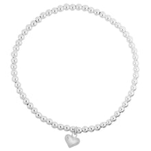  Pretty Heart Charm Bracelet - Sterling Silver