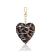 Italian Handmade Genuine Leather Heart Keyring Keychain