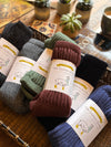 Cosy Alpaca Rib Cushion Socks - 2 Adult Sizes