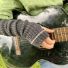 Alpaca Stretchy Fingerless Mittens