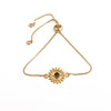 Gold Plated Yellow Citrine Gemstone Bracelets