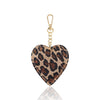 Italian Handmade Genuine Leather Heart Keyring Keychain