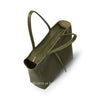 Italian Handmade Genuine Leather Oversized Tote Bag - PEWTER