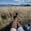 Cosy Alpaca Rib Cushion Socks - 2 Adult Sizes