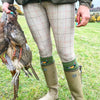 Green & Red Pheasant Adult Shooting/Walking Socks