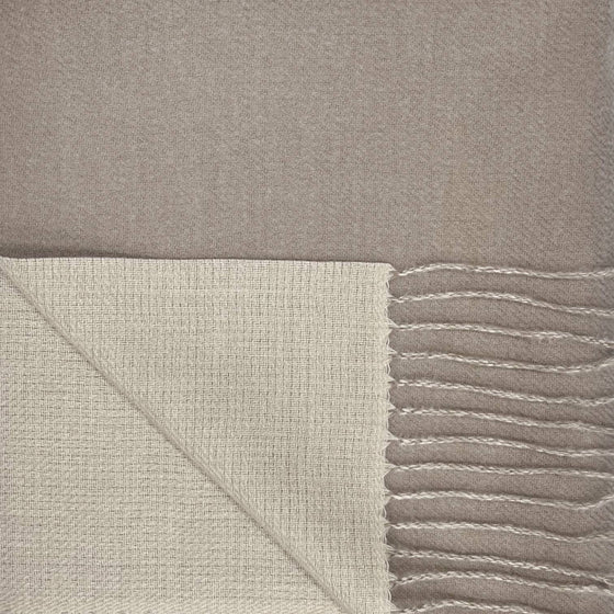 Cashmere Blend Reversible two tone coloured plain Scarf