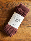 Cosy Alpaca Rib Cushion Socks - 2 Adult Sizes
