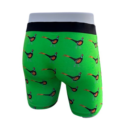 Mens Green Pheasant Boxers