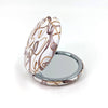 Equestrian theme print circular compact mirror