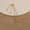 Gold Plated Yellow Citrine Gemstone Bracelets