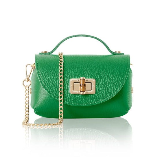 Chic Mini Top-Handle – Italian Handmade Leather Crossbody