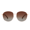 CLEO Bloom - Rose Gold Metal Frame l Brown Gradient Lens l Walnut Arms