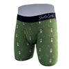 Mens Gamekeeper Green Stag Boxers