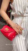 Chic Mini Top-Handle – Italian Handmade Leather Crossbody