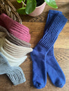 Cosy Alpaca Rib Cushion Socks - 2 Adult Sizes