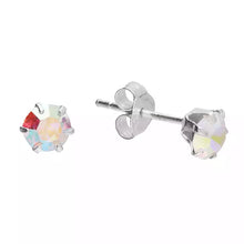  Austrian Crystal & Silver Stud Earring