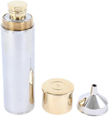  Gun Cartridge Hip Flask in box with Funnel 3oz