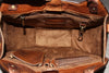 Handmade Womens Leather Handbag Shoulder Bag Round Tote