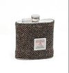 6oz Harris Tweed Hip Flask - Autumn Colours  - HT57