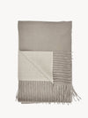 Cashmere Blend Reversible two tone coloured plain Scarf