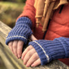 Alpaca Stretchy Fingerless Mittens