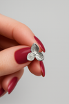 Sterling Silver Flower Stud Earrings
