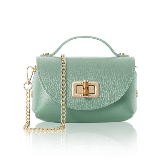 Chic Mini Top-Handle – Italian Handmade Leather Crossbody