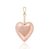 Italian Handmade Genuine Leather Heart Keyring Keychain