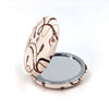 Equestrian theme print circular compact mirror
