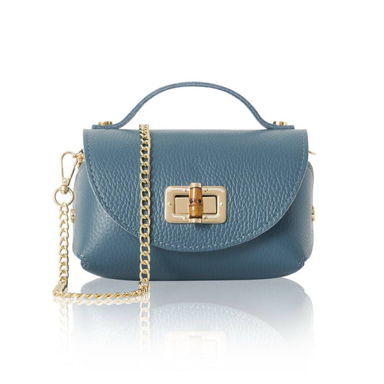 Chic Mini Top-Handle – Italian Handmade Leather Crossbody
