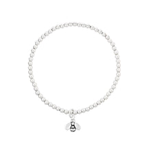  Beautiful Bee Charm Bracelet- Sterling Silver