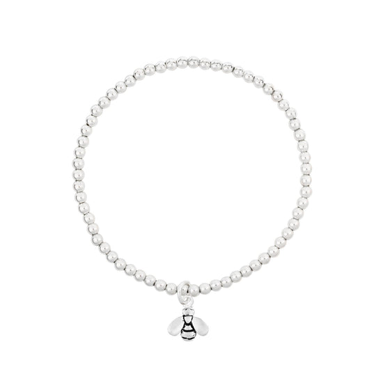 Beautiful Bee Charm Bracelet- Sterling Silver