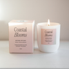 Coastal Blooms Peony Luxury Soy Candle - Scottish Made