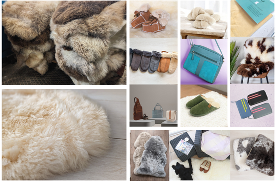 Natural Single Sheepskin Rug - British Large