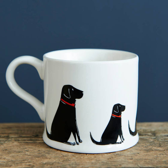 Mischievous Mutts Dog Mug - Black Labrador