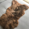 Natural British Brown Sheepskin Rug Hygge Nordic Decor