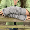 Alpaca Stretchy Fingerless Mittens