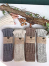 Wrist Warmers - Oria 65% Wool / 35% Alpaca Hand Warmers - Grey