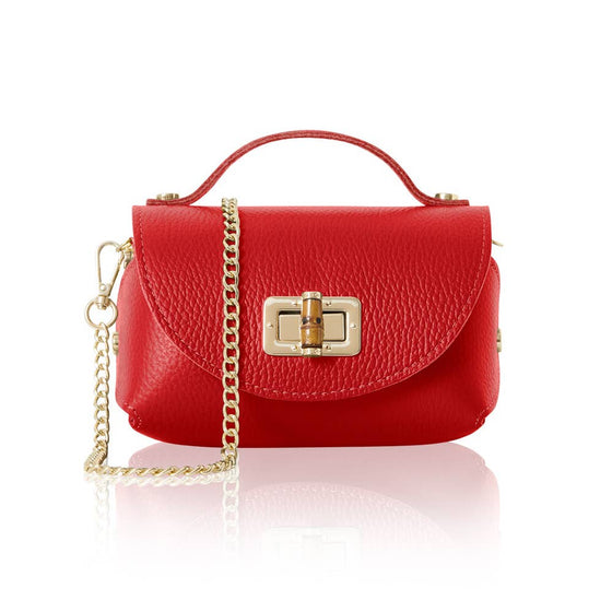 Chic Mini Top-Handle – Italian Handmade Leather Crossbody