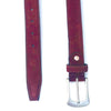 Womens' Suede Leather Belt #BL36-Chocolate Brown