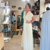 Silk & Viscose Maxi Dress - LEMON