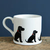 Mischievous Mutts Dog Mug - Cocker Spaniel (Black)