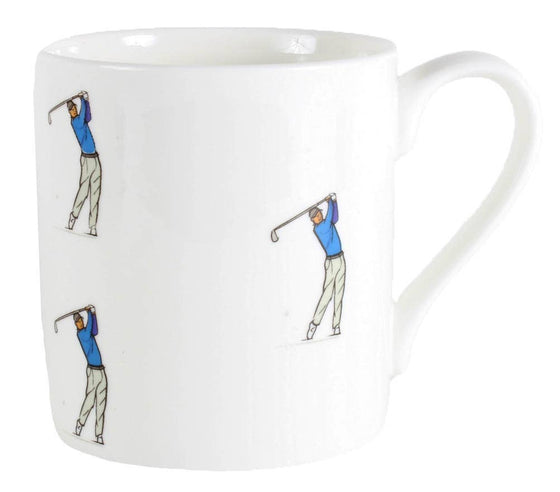 Golfer Fine Bone China Mug