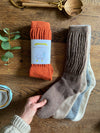 Cosy Alpaca Rib Cushion Socks - 2 Adult Sizes
